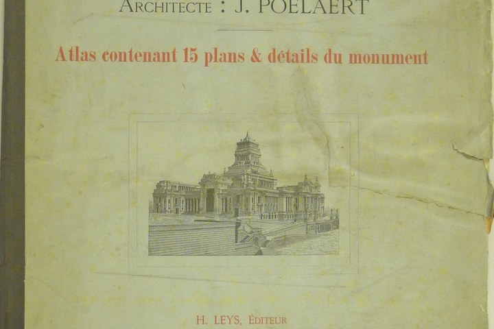 Losbladig album Nouveau Palais de Justice, Arch. J. Poelaerts Bruxelles