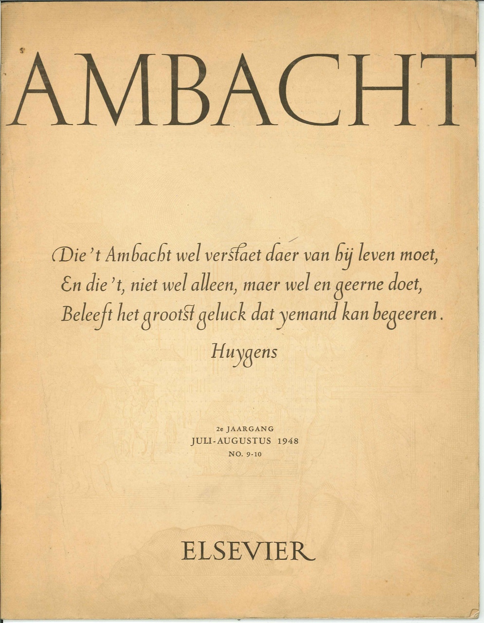 Maandblad Ambacht, juli/augustusnummer 1948