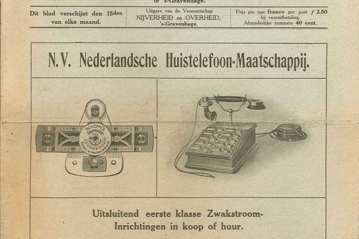 Tijdschrift NIJVERHEID en OVERHEID van 15 oktober 1913.