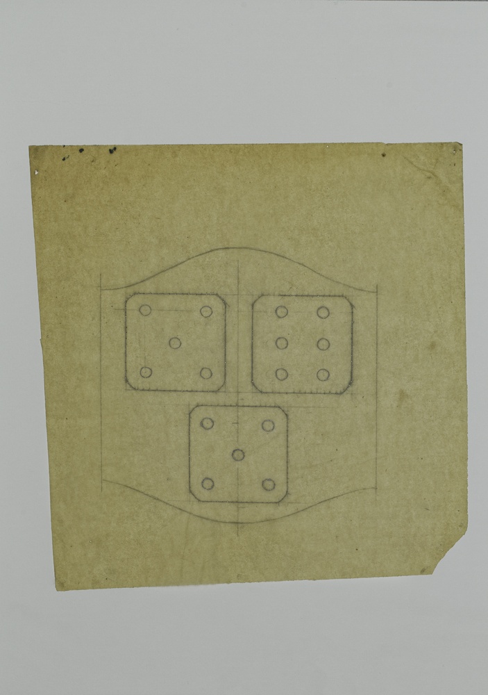 Ontwerp voor drie dobbelstenen